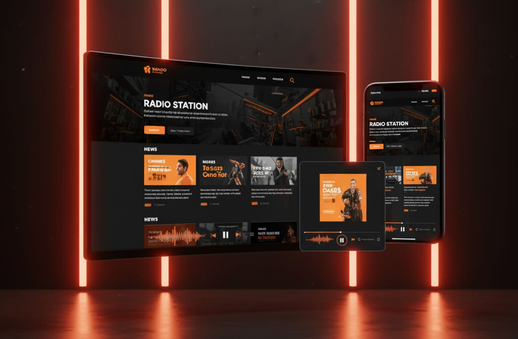 Sites Profissionais para Rádio